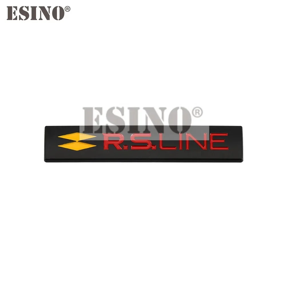 QA Car Styling 3D Metal Zinc Alloy Emblem Badge for Renault RS Line Clio Captur Megane Kadjar Arkana Koleos Sandero Safrane