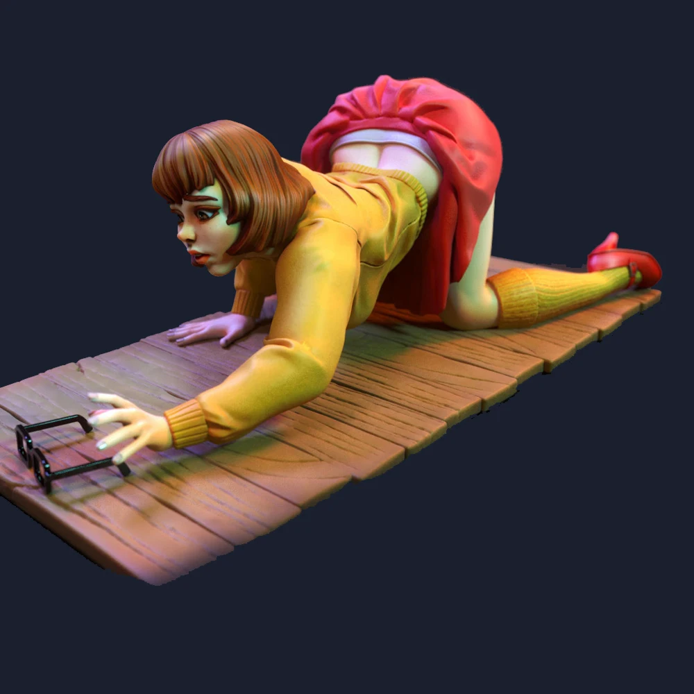 

1/24 3d Printing Model Kit NSFW Female Reporter Resin Figure Model Kit Diy Micro Reduction Statue Unpainted Garage Kit Toys