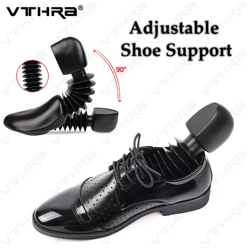 Árboles de zapatos ajustables de plástico, camillas duraderas para hombres, para evitar arrugas de deformar los zapatos, estiramiento, cuidado de los zapatos, 2 uds.