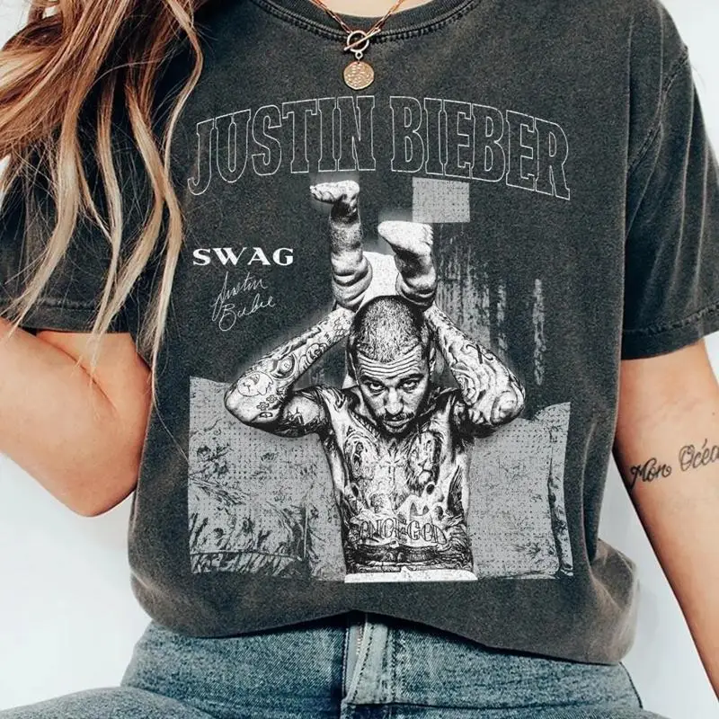 Justin Vintage Musik-Shirt T-Shirt