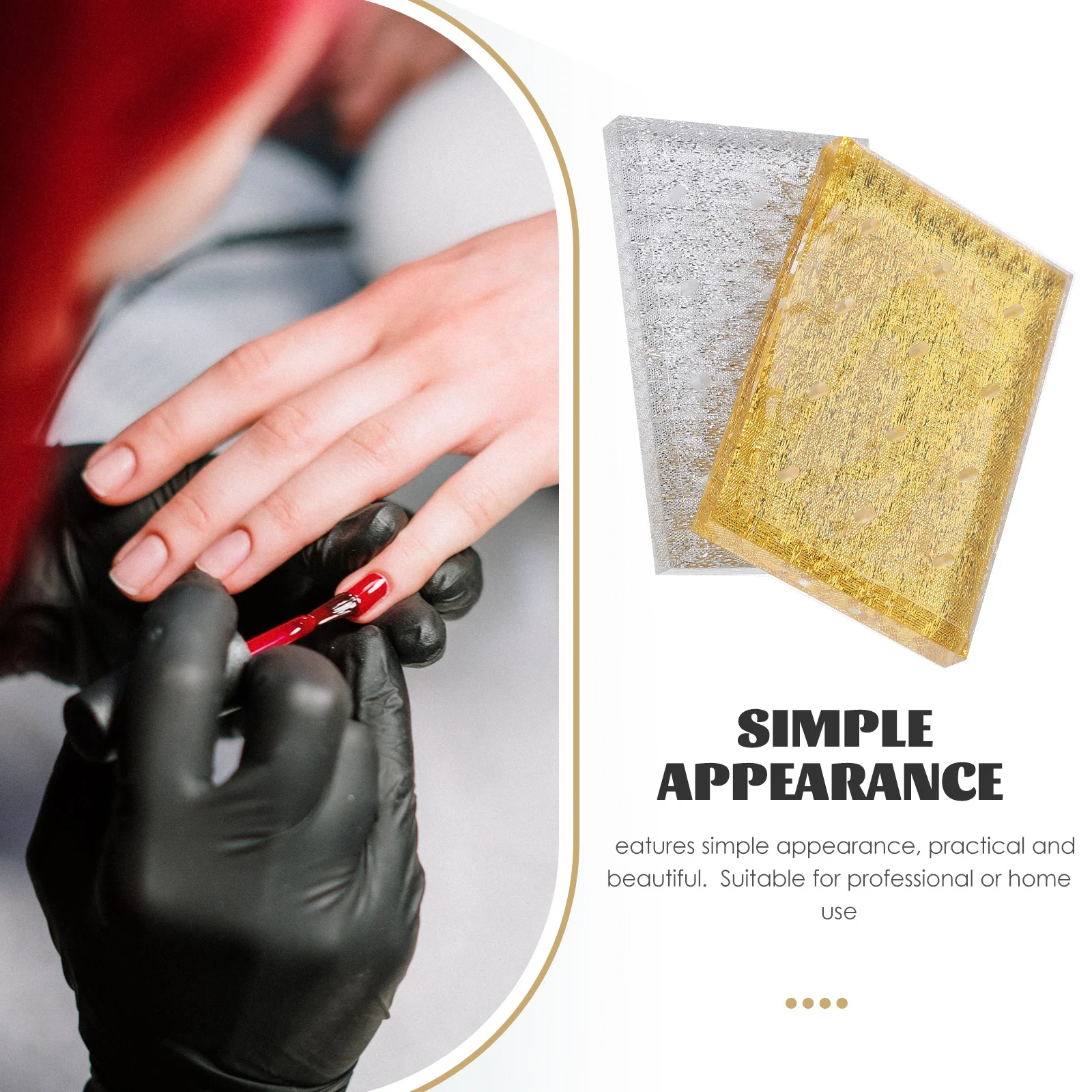 2pcs Acrylic 12 Holes Display Drill Storage Holder Drill Bits Stand For Nail Art Storage Organizer Nail Bits Stand