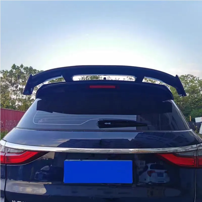SUV Hatchback Car Universal Black Carbon Spoiler Wings Exterior Tuning Accessorie Parts For Toyota Honda Mazda VW Benz BMW Audi