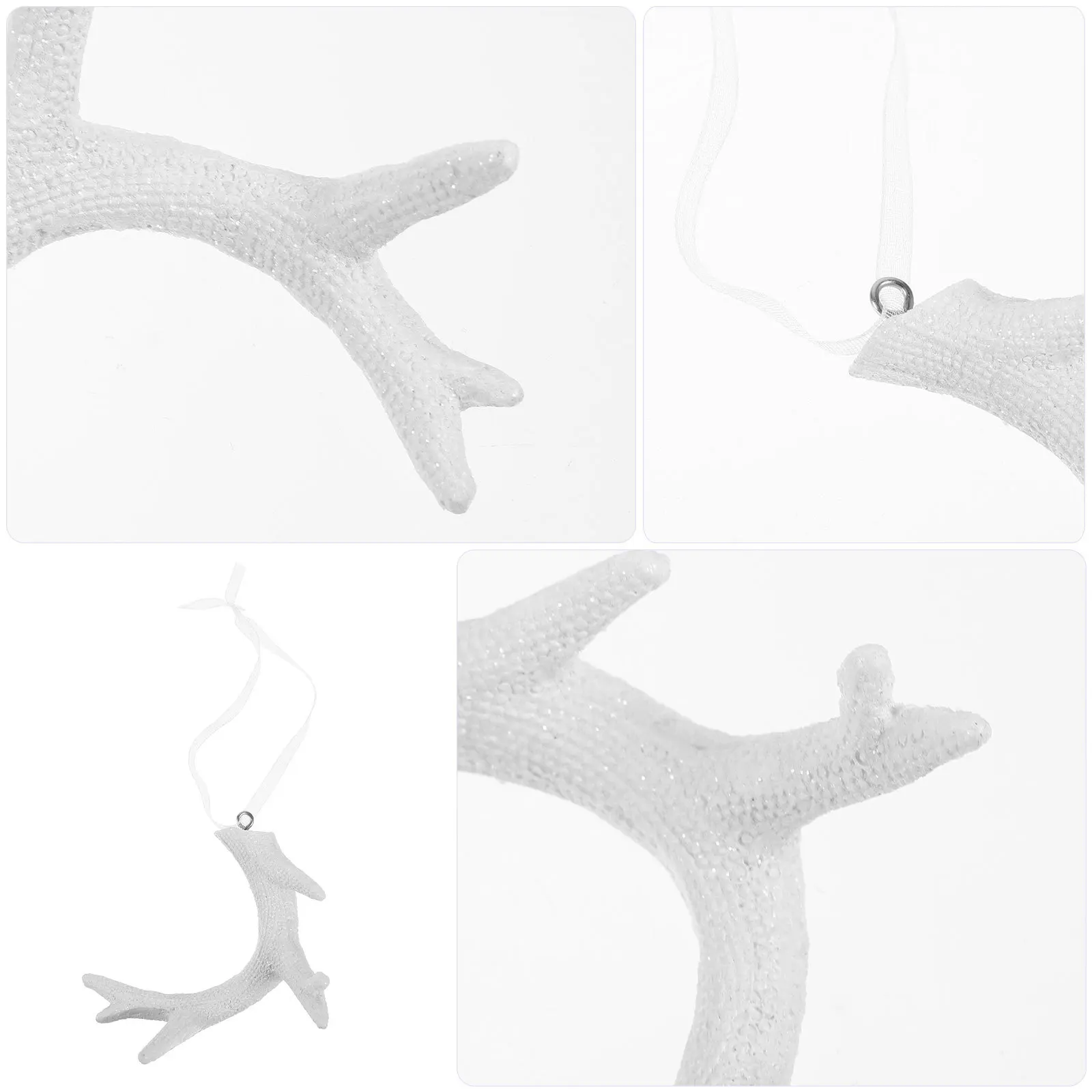 

Hanging Antler Ornament Christmas Tree Decor Rustic Holiday Decoration Xmas Pendant Antler Hanging Ornament Home Decor