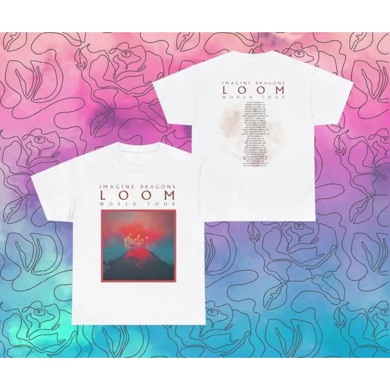Imagine Dragons Loom World Tour T Shirt 2024 Fan Inspired Dra