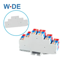 End Cover Plate D-PT2.5-3L For PT Series Din Rail Terminal Blocks PT2.5-3L End Cap 1 Piece