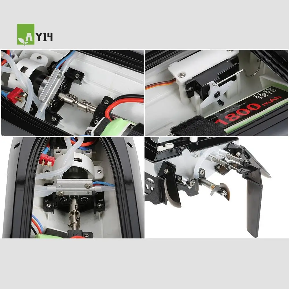 AY14 -FT012-4 Tail Rudder Component Assembly For Feilun FT012 2.4G Brushless RC Boat Spare Parts Accessories