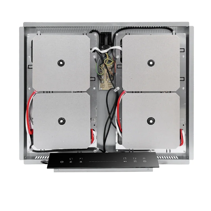 Built‑in Hidden Rock Panel Induction Hob, Multi‑Burner Cooktop With 1‑4 Burners For Home Commercial Kitchen