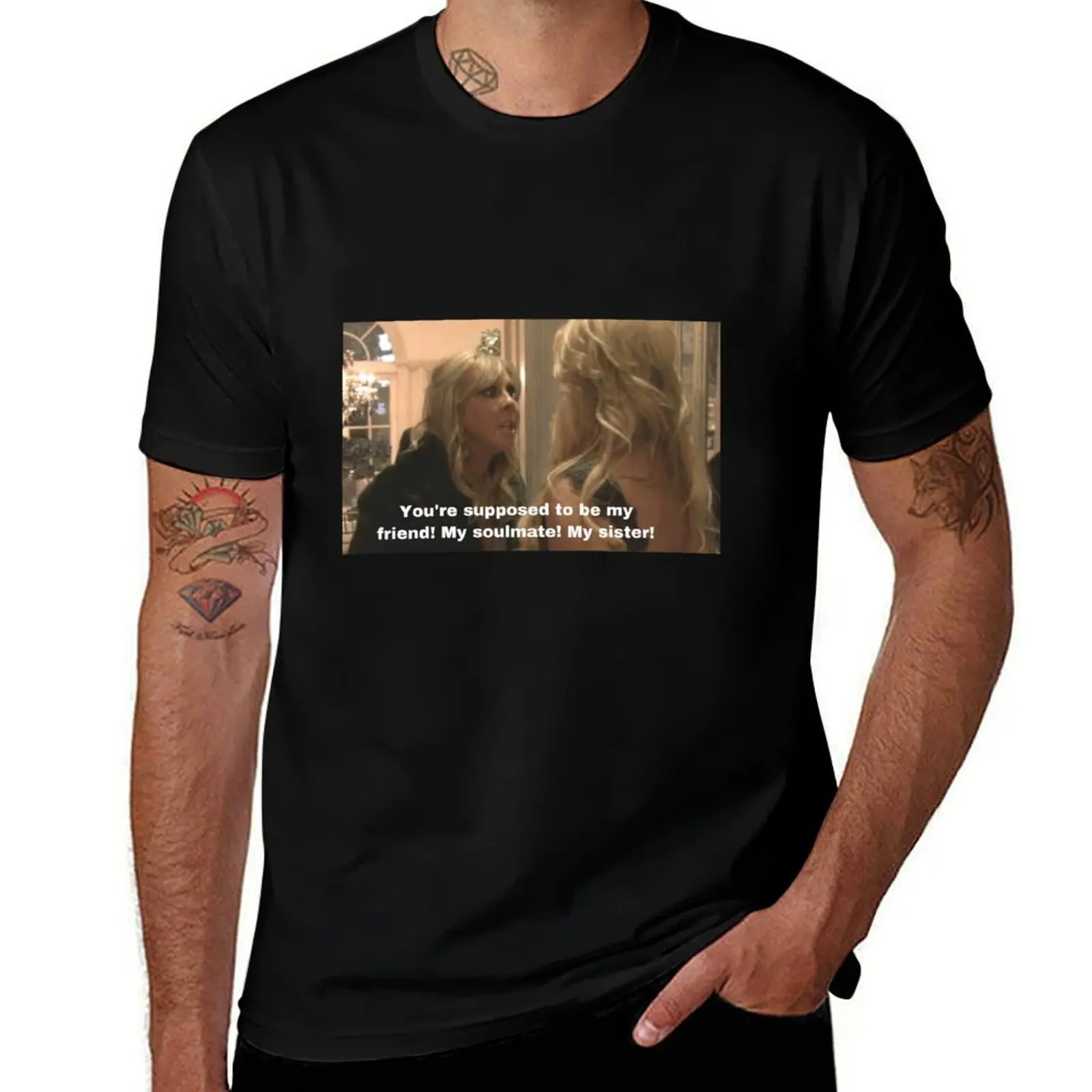 RHOC - My Friend! My Soulmate! My Sister! T-Shirt Active Sports Short Sleeve Cotton Shirt T-Shirt