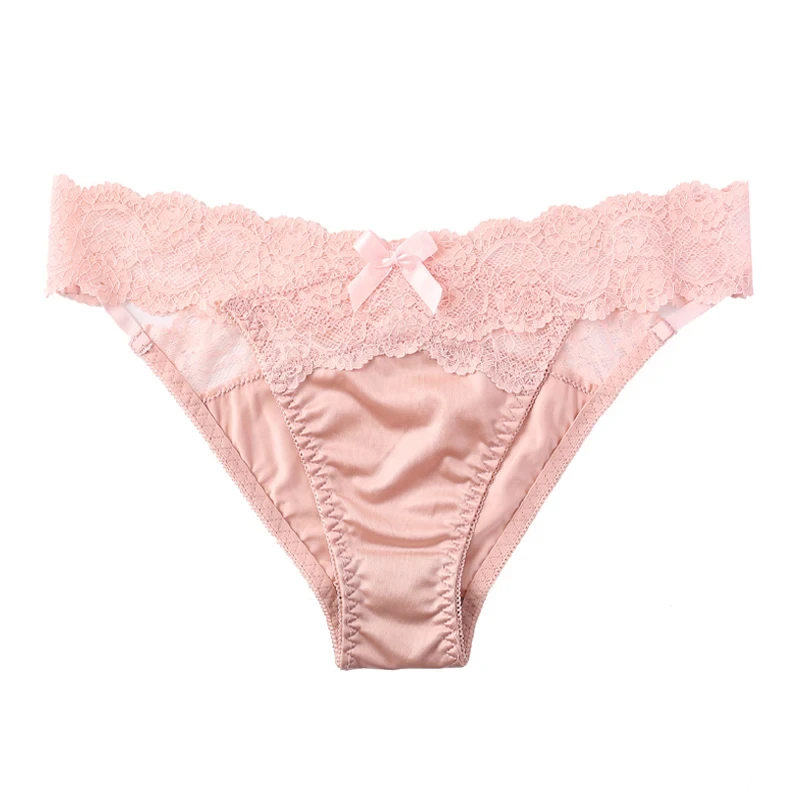 Sexy Women Panties Lace Low-waist G-String Hollow Out Underwear Female Patchwork Temptation Underpants Intimates Briefs