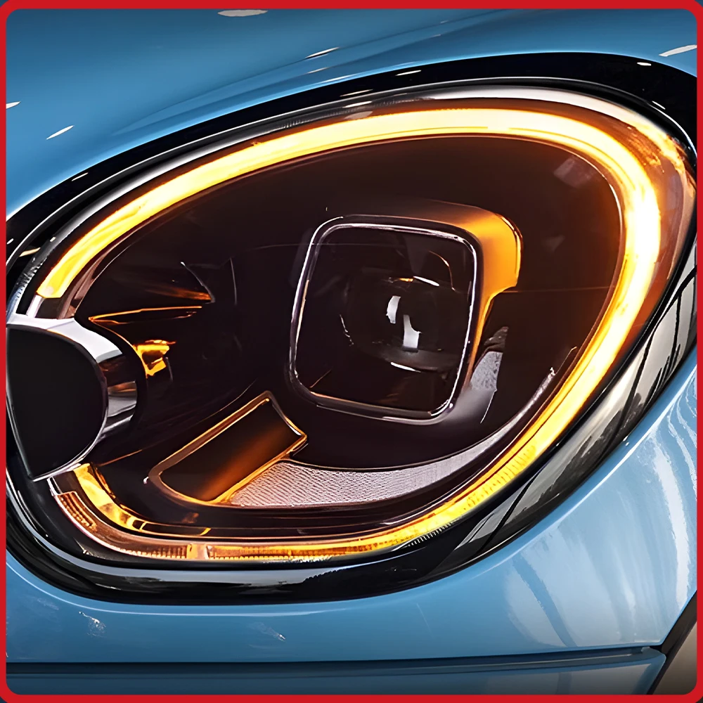 For BMW MINI Countryman R60 2011-2016 Headlights Assembly Upgrade LED Lens,Streamer Turn Signal Light,Plug and Play,New Style