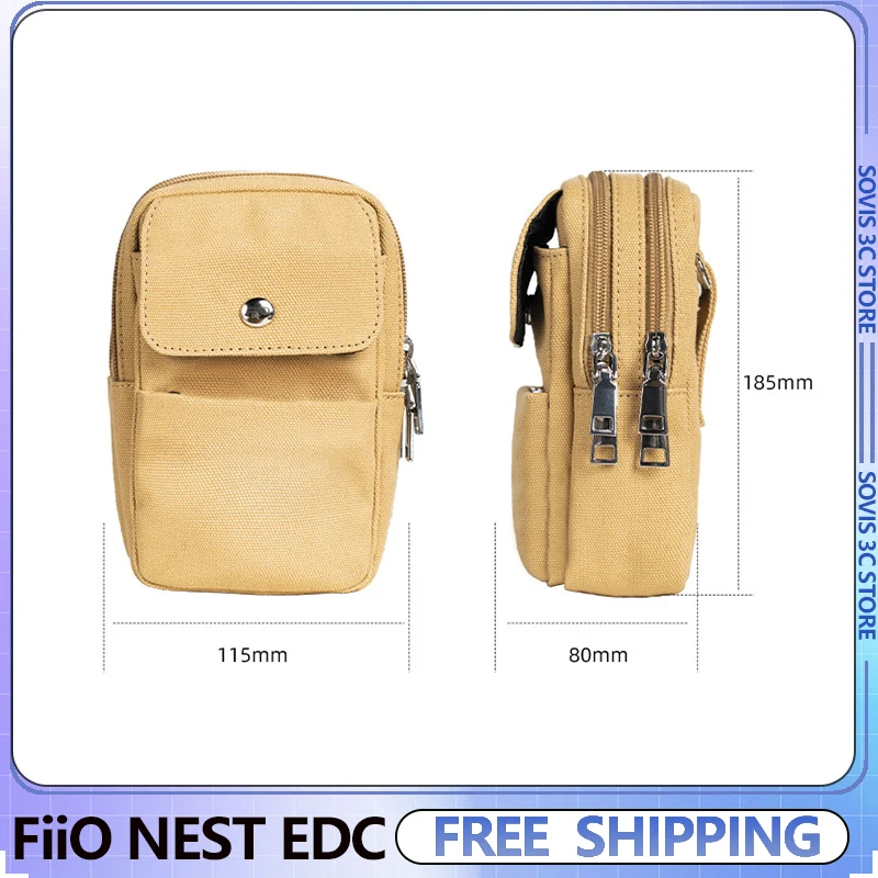 

FiiO NEST EDC Storage Bag Portable for M27 M17 HiFi Lossless Music Player Protective Carrying Case Digital Organizer Accessories