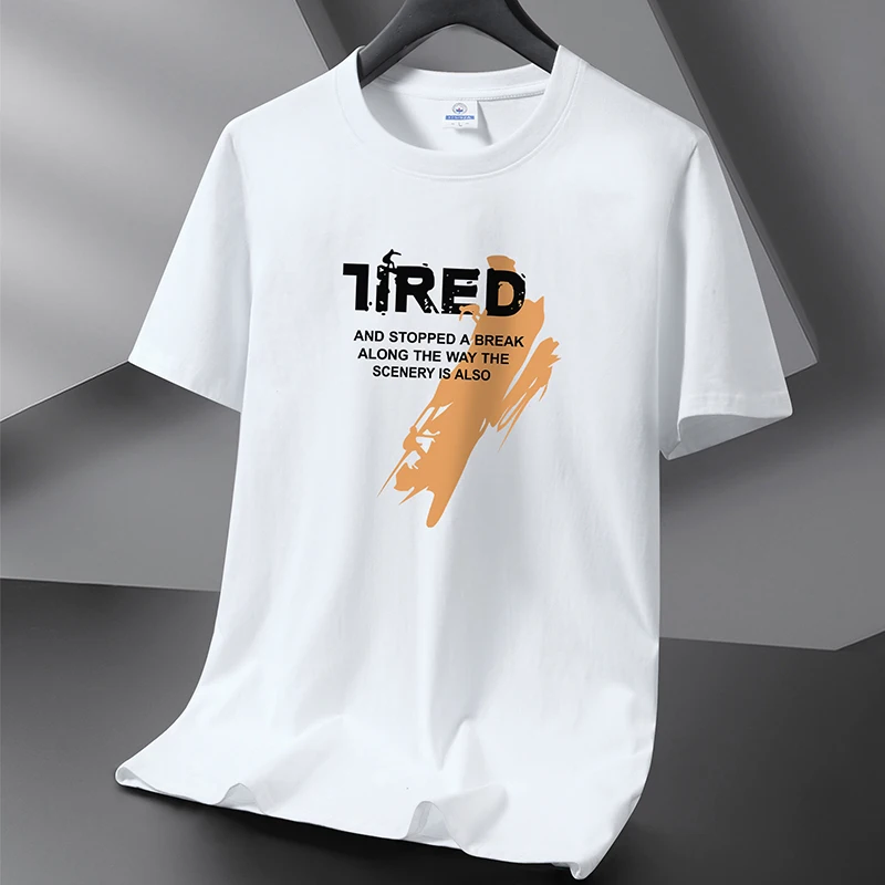 

Men's ort Sve T-irt Ice Silk Qui Dry able Workwear for Construction Site Youthful Breathable Polyester Fiber