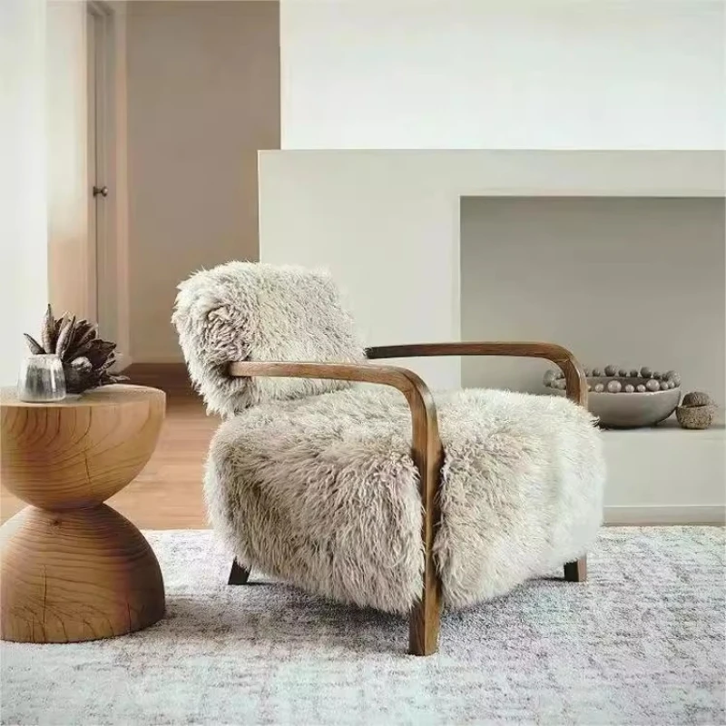 

Nordic Wooden Living Room Chairs Luxury Vanity Homestay Living Room Chairs Advanced Fashion Furniture Woonkamer Stoelen Lssfy