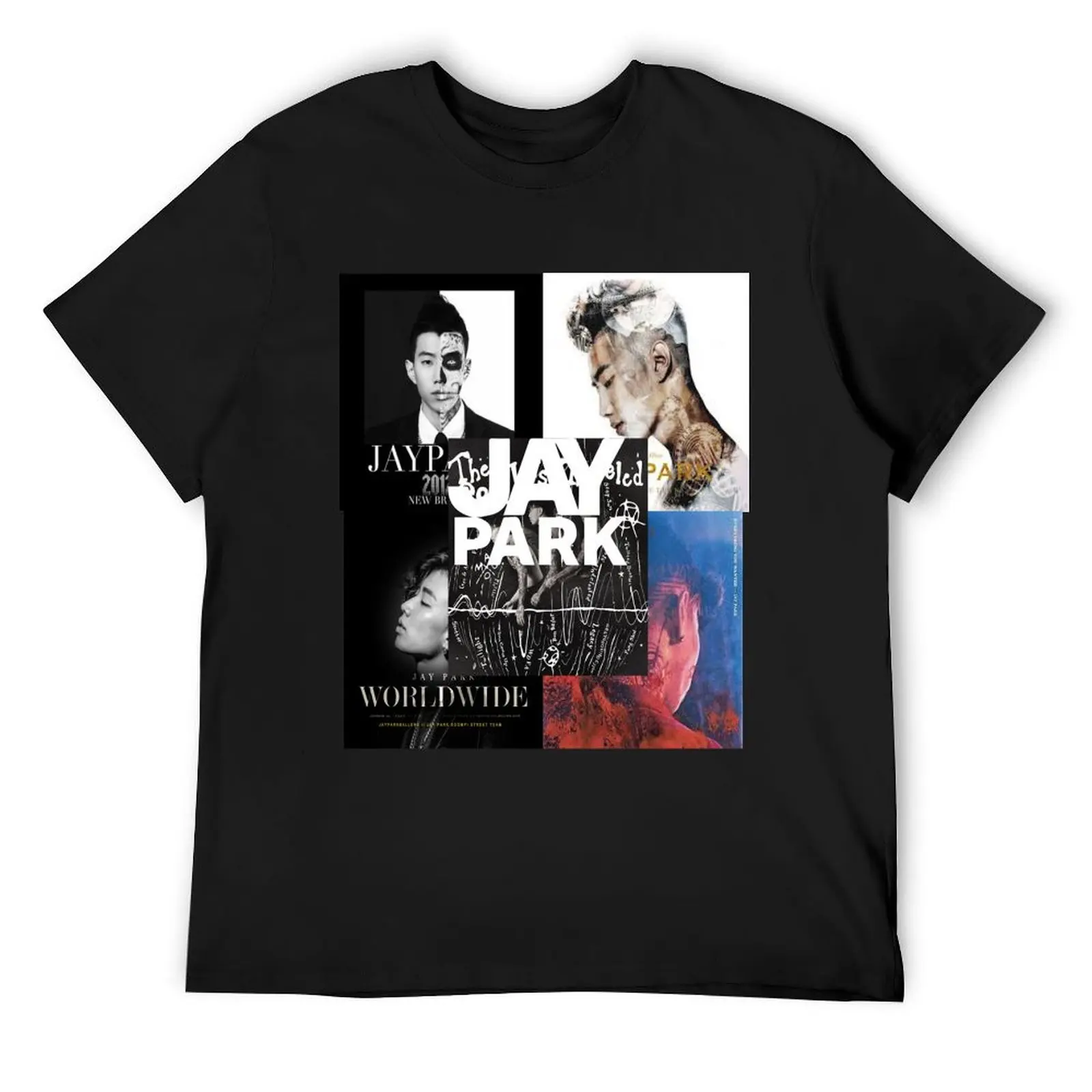 

Футболка Jay Park, черная футболка с рисунком, винтажные возвышенные мужские футболки с рисунком в стиле хип-хоп