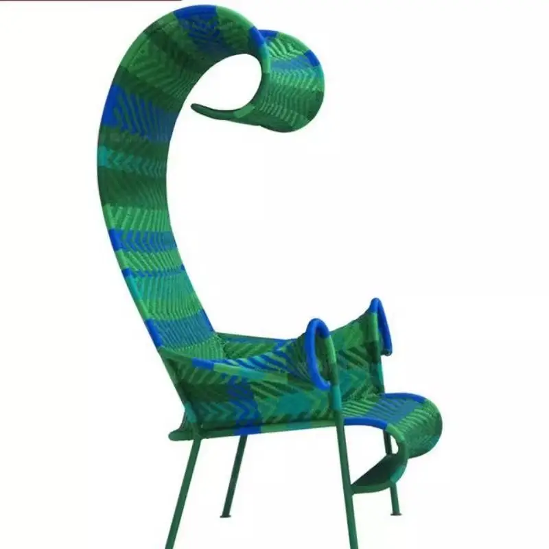 

Outdoor Nordic sofa courtyard Internet celebrity balcony rattan chair garden queen outdoor leisure creative rattan