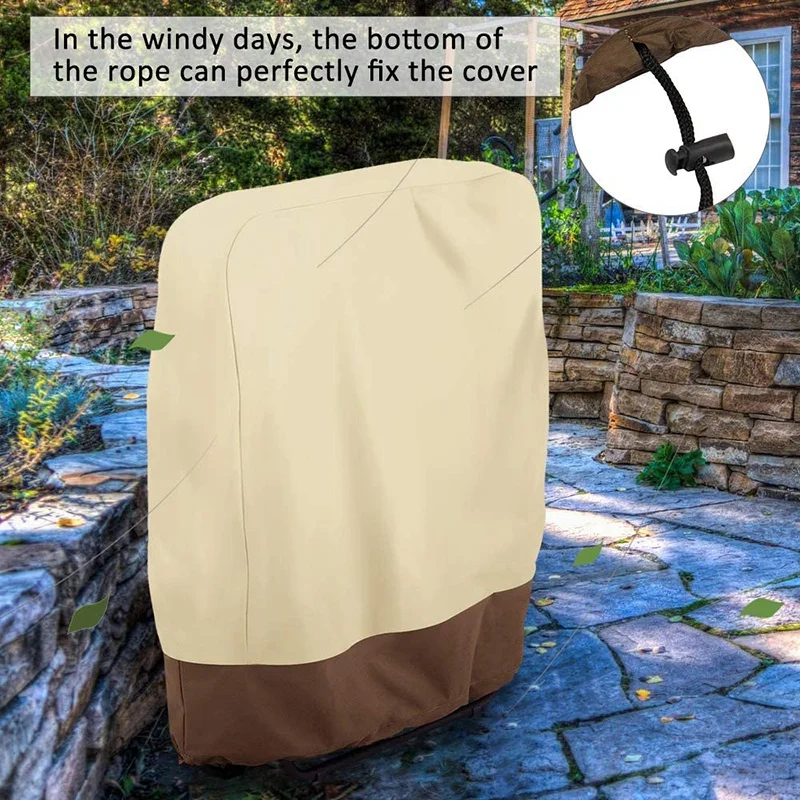 Outdoor Folding Deck Chair Cover Waterproof Balcony Outdoor Folding Deck Chair Garden Sunbathing Deck Chair Cover