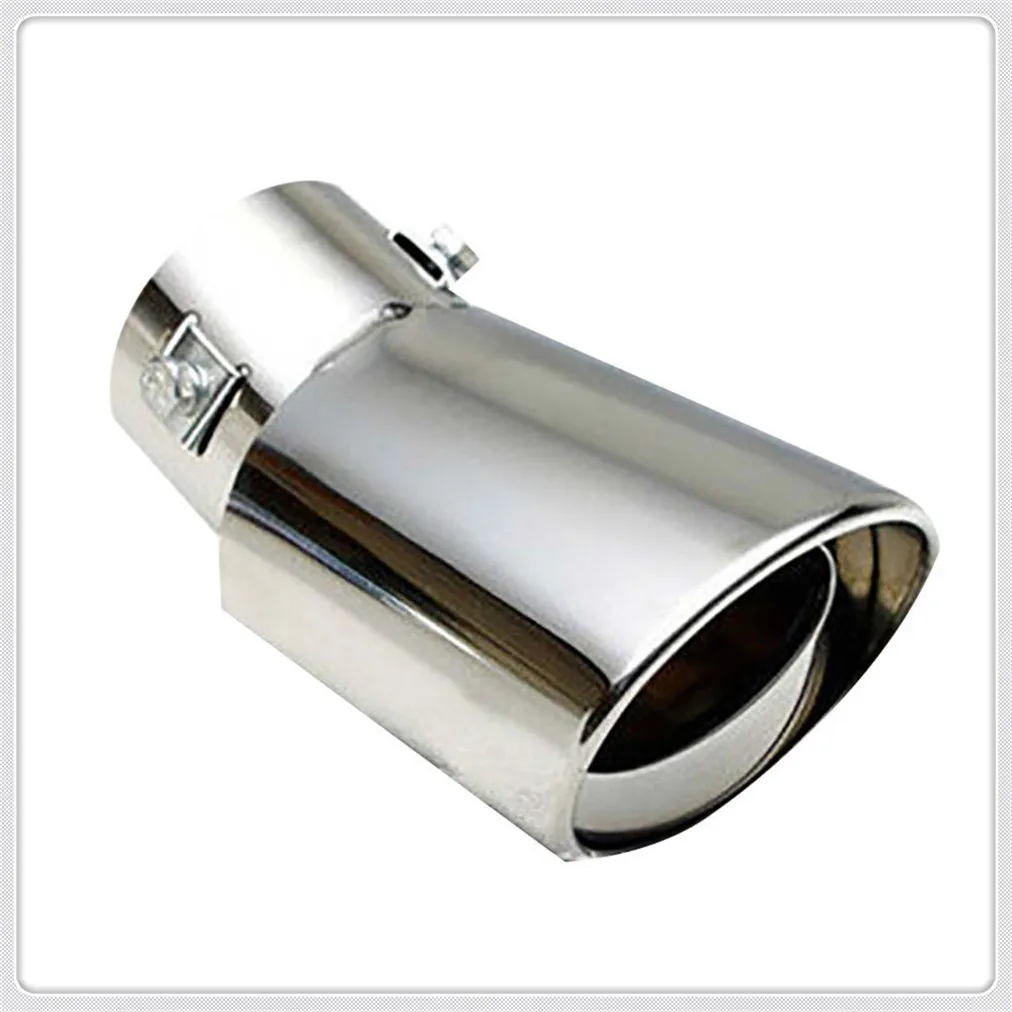 Universal Car Accessories Muffler Tip Round Stainless for Jeep Compass Patriot Hurricane Gladiator Cherokee SAHALA