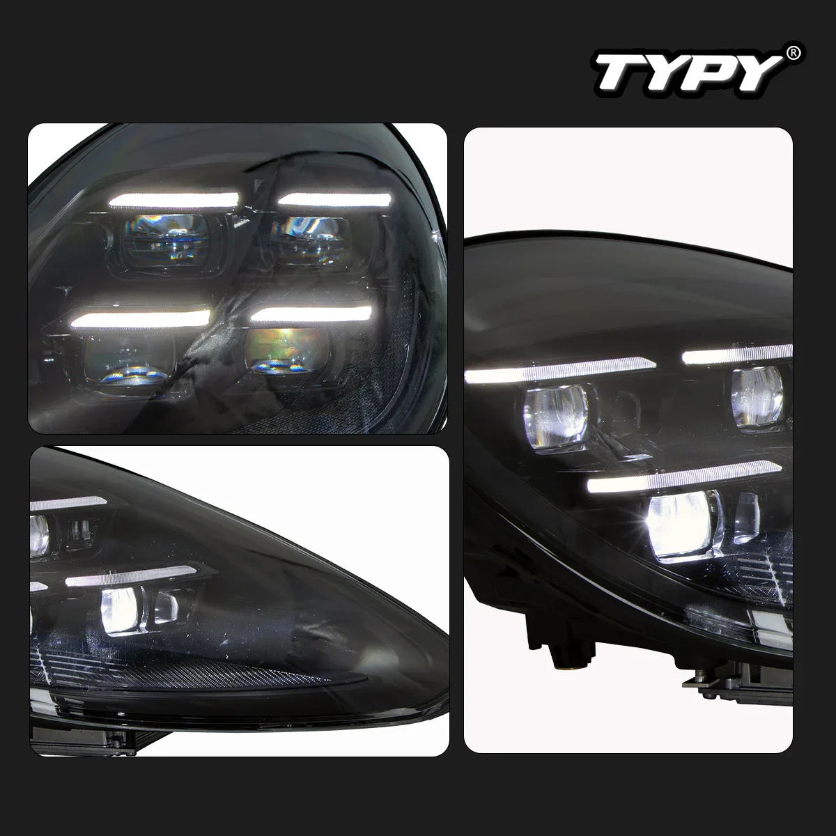 Auto Per Porsche Panamera 971 Faro 2017-2023 Aggiornamento 976 Faro 2025 Modificato Nuovo DRL HA CONDOTTO il Faro Accessori Auto