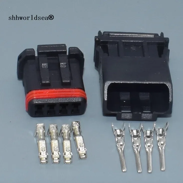 

Shhworldsea 4 Pin/Way 1.2mm Car Male Female Auto Cable Electric 040 Wiring Harness Connector Plug MX19004P51 MX 19004S51