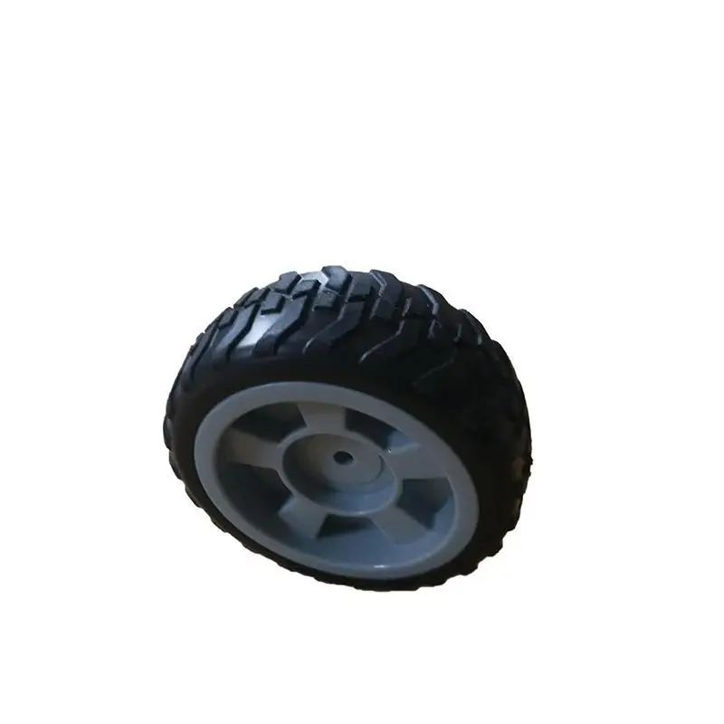 2 ruedas lisas silenciosas de poliuretano (PU) de 6 pulgadas con núcleo de plástico