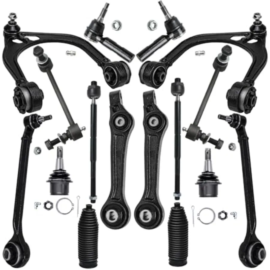 

RWD Front End 16pc Suspension Kit for Chrysler 300 Dodge Charger Challenger Magnum Control Arms Lower Ball Joints Sway Bars Inn