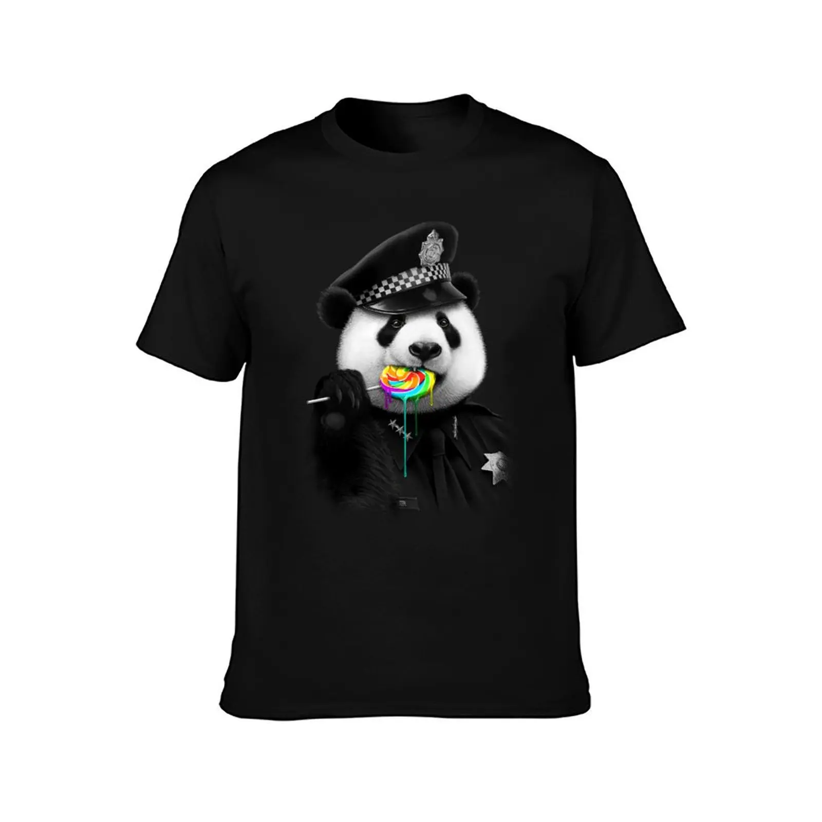 LOLLYPOP COP T-Shirt Plus Size Comfort Fit Tee T-Shirt