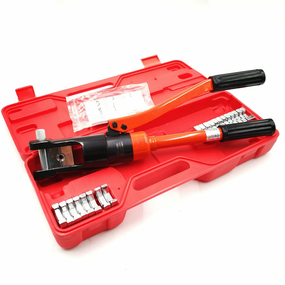 Yqk-300 12 Ton Manual Wire Cable Lug 300mm2 Crimper Portable Hydraulic Press Terminal Crimp Pliers