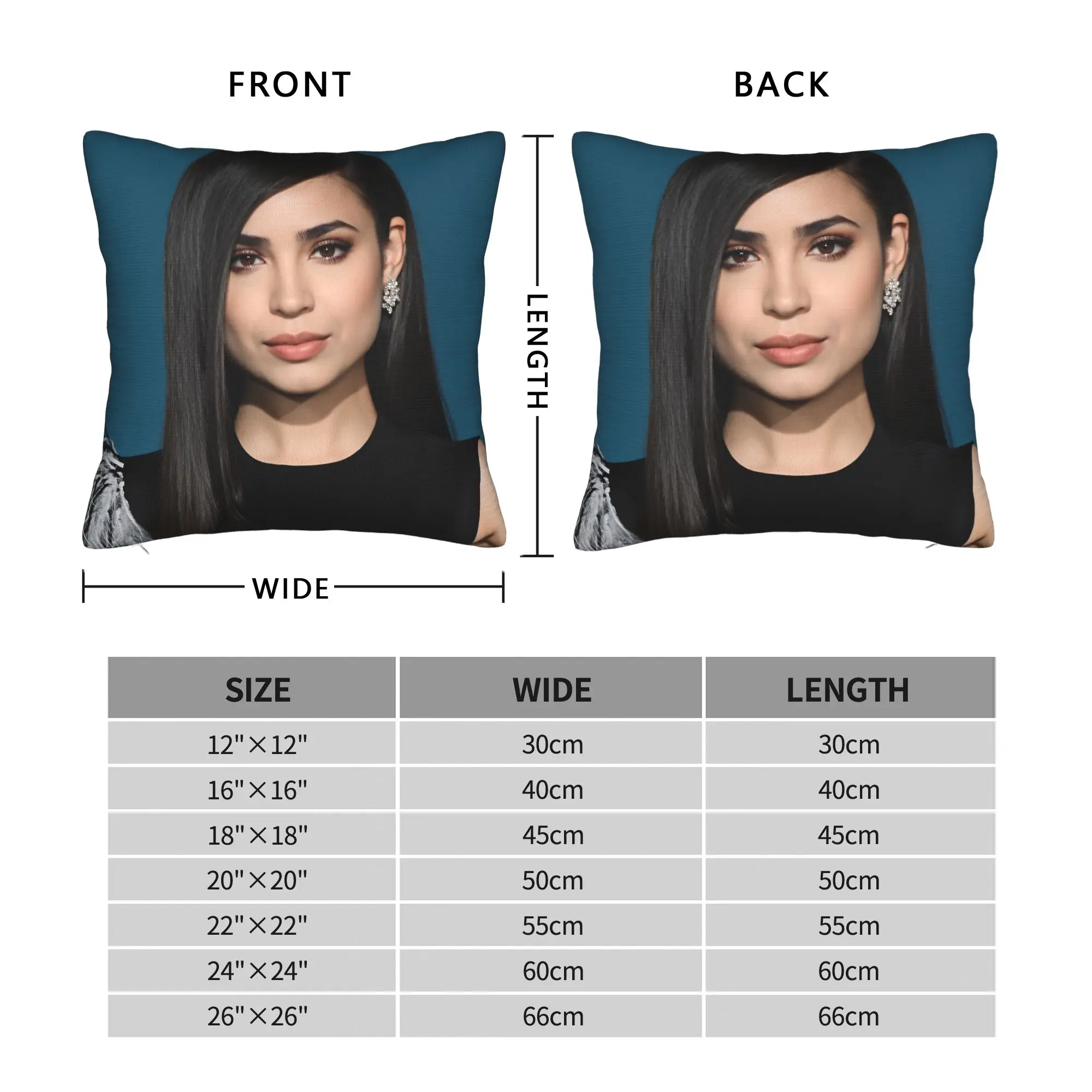 Pillow Case S-Sofia C-Carson Soft  Pillow Cover For Living Room Sofa Vintage Pillowcases