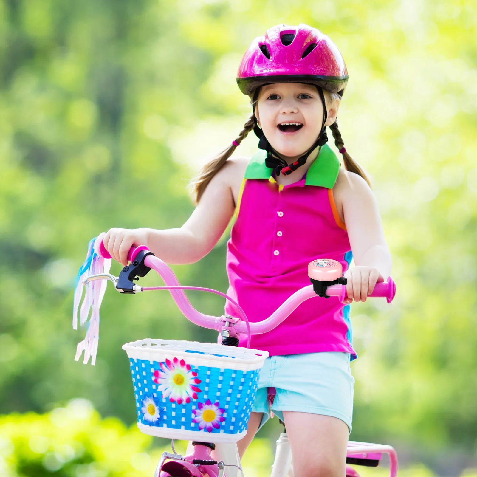 2 pcs Balance Bike Unicorn Metal Bell For Bicycle Scooter Tricycle Cycling Safety Accessory Outdoor Ride Bell