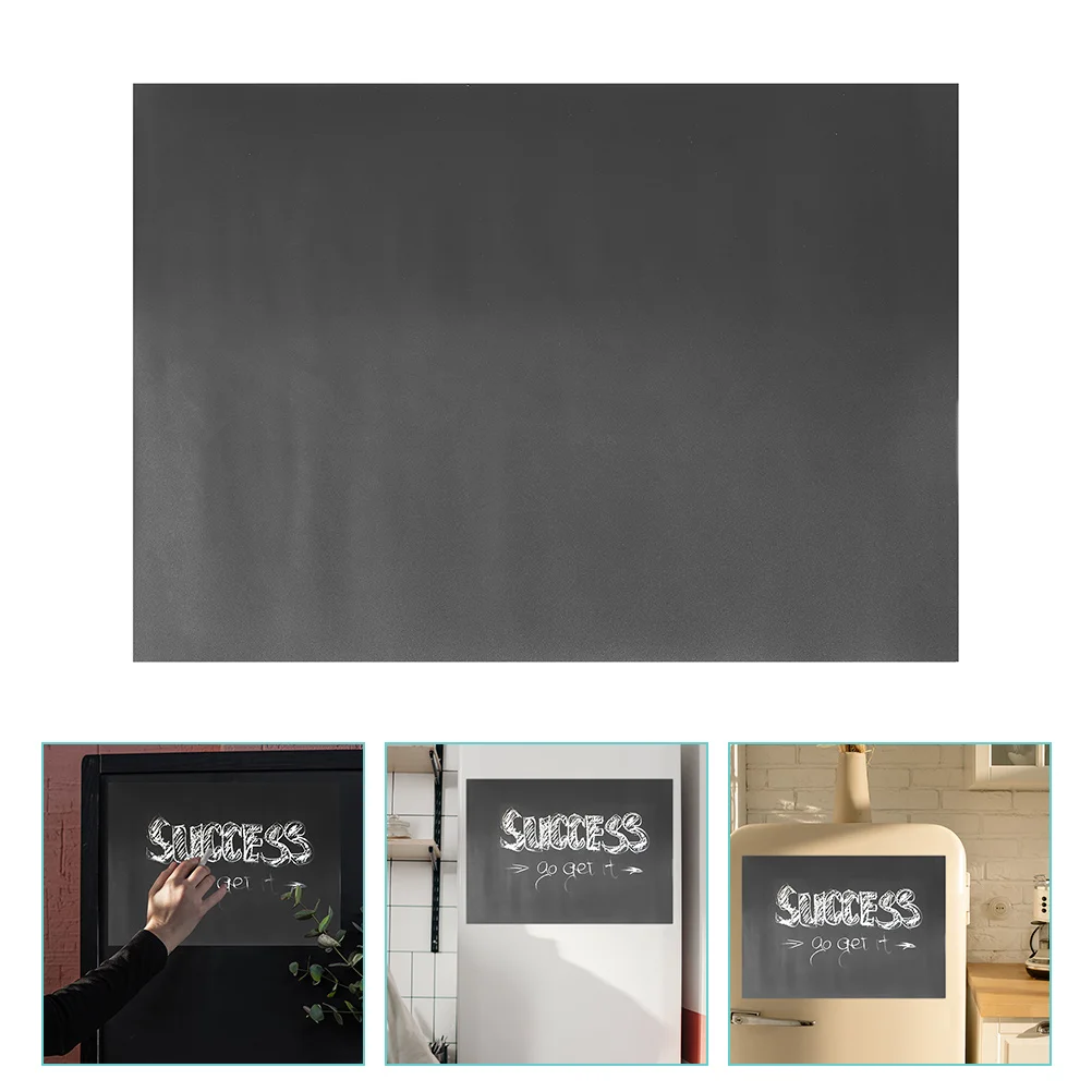 

Modern Magnetic Chalkboard for Refrigerator Fine Craftsmanship Smudge Free Wipe Clean Design Ideal for Family Schedule