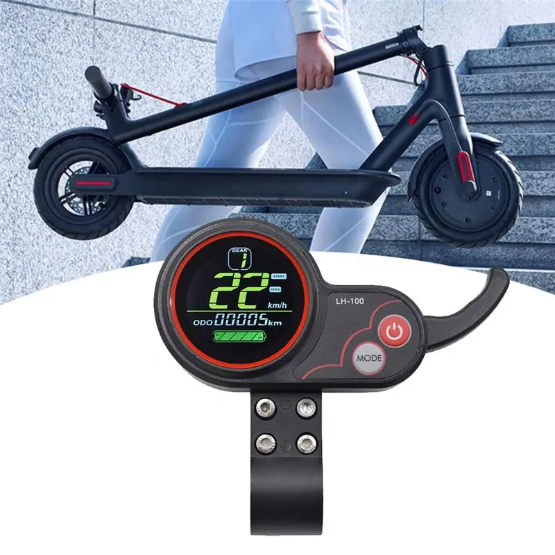 

(X07A) LH100 LCD Display Dashboard Throttle Meter 36V for Kugoo Electric Scooter Ebike LCD Display Speedometer(5PIN)