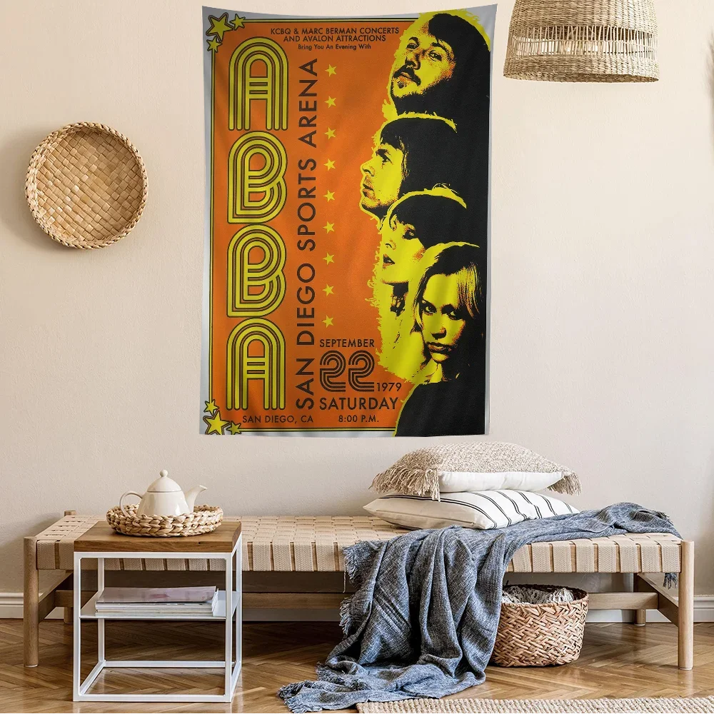 Classic Abba Band Wall Tapestry Home Decoration hippie bohemian decoration divination INS Home Decor