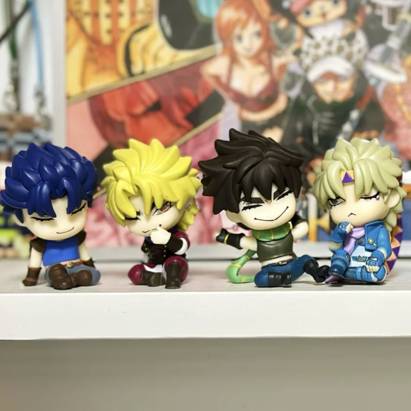Takara Tomy Arts Jojos Bizarre Adventure Mini Sleeping Figure Gashapon Collectible Jonathan Dio Joseph Caesar Ornament
