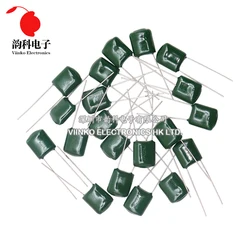 20pcs Polyester film capacitor 100V 120nF 150nF 220nF 330nF 470nF 2A124J 2A154J 2A224J 2A334J 2A474J