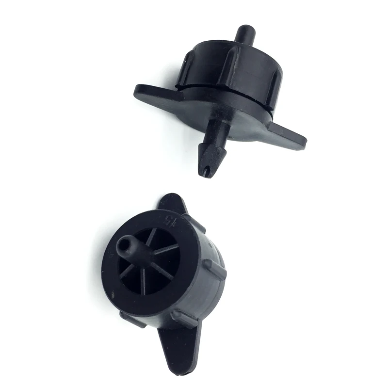 10 Pcs Adjustable Steady Flow Nozzle Garden And Plant Irrigation Pressure Control Emitter 4 / 7mm Interface Connector Splitter