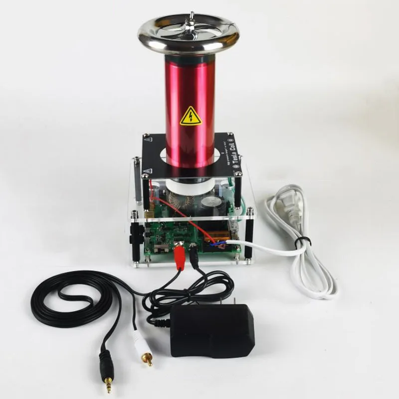

the use of mini Tesla disc - Desktop solid state Tesla coil (SSTC) 10cm arc, music lightning generator, that is