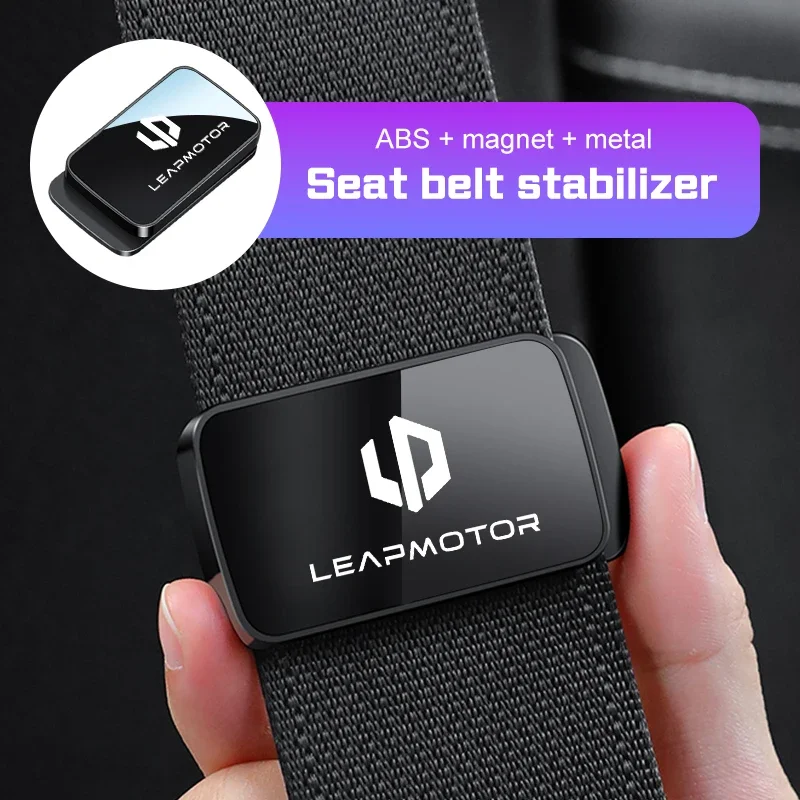 

Magnetic Car Seat Belt Clip Seat Belt Stabilizer Holder For Leapmotor C11 C10 B10 C16 C01 T03 Car Interior Accessories