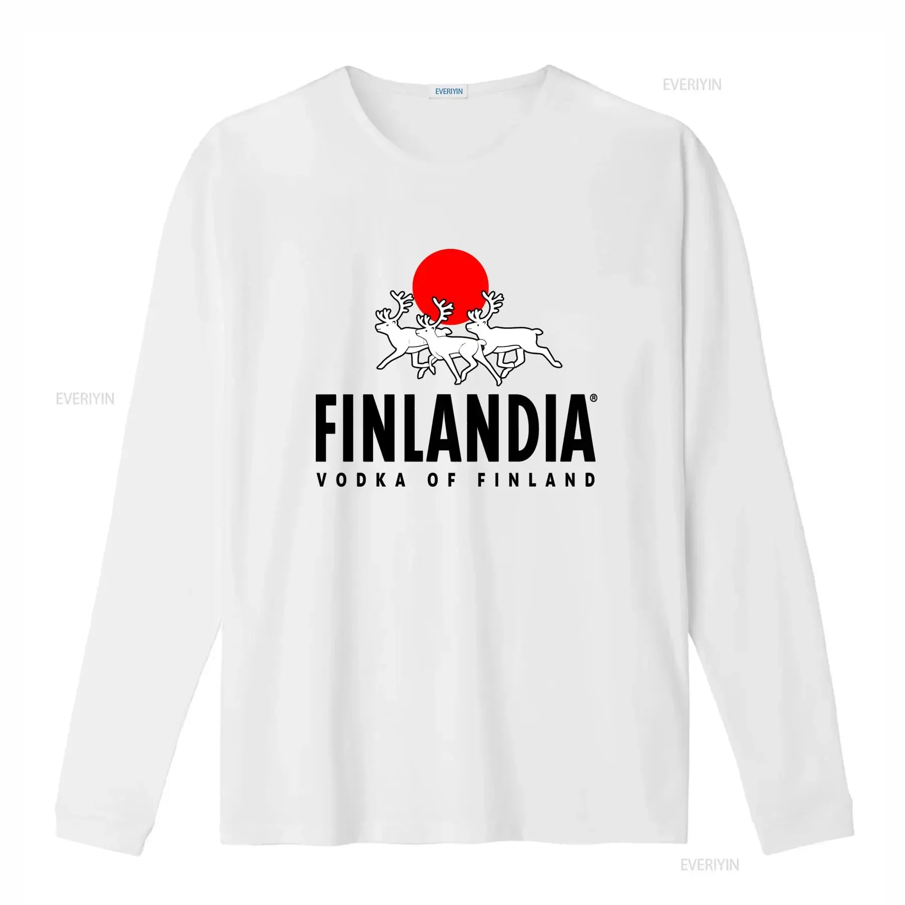 Vtg 80s 90s Finlandia Vodka T Shirt Blue M L Screen Stars Alcohol Booze vintage Washed Stretched homme Top For Everyday Wear