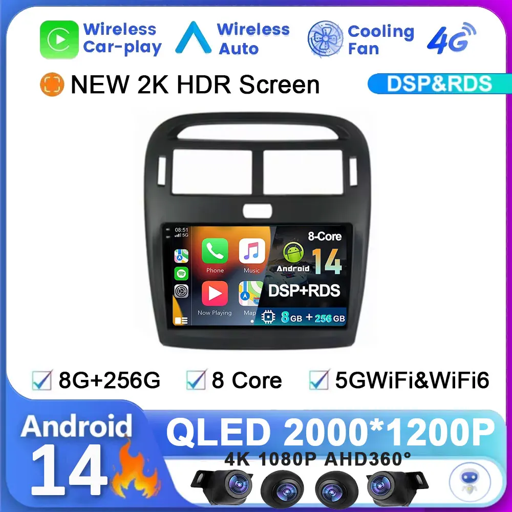 Android 14 Screen For Lexus LS430 XF30 LS 430 2000 - 2006  Tool Multimedia Car Raido Player Vehicle Lettore TV GPS Navigation