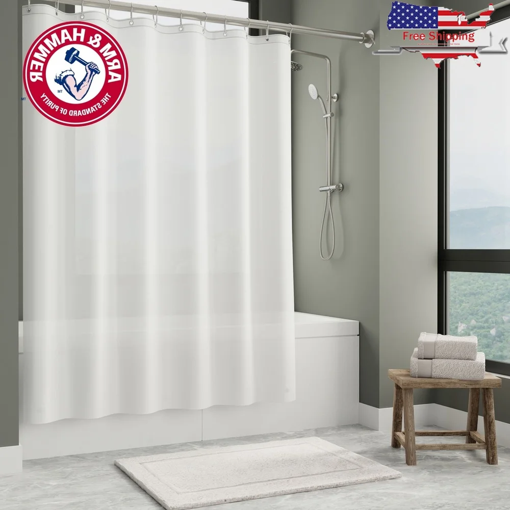 

Водонепроницаемый вкладыш для душа PEVA, легкий вес 70x72, антимикробный контроль запаха, магнитный край, усиленные втулки, прочный, моющийся