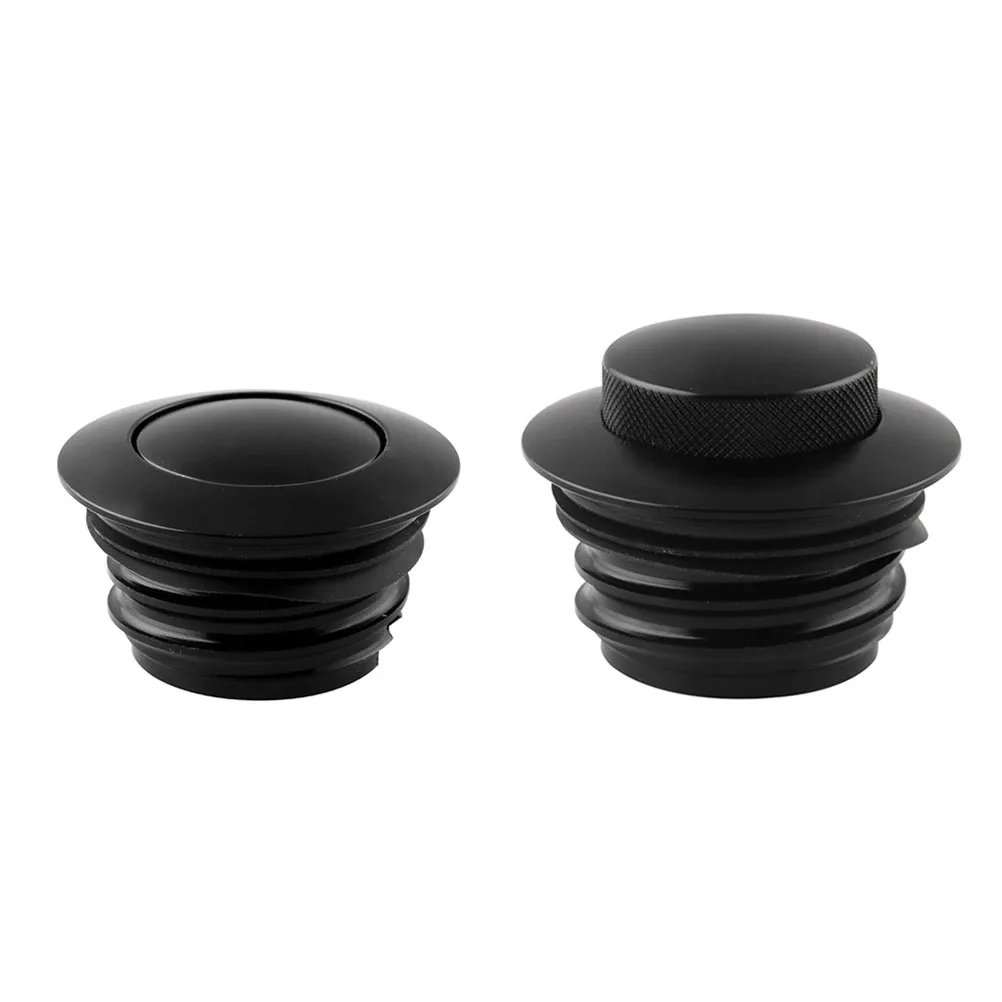 

Motorcycle Fuel Tank Cover Black Metal Pop-Up Style Oil Tank Cap Replacement for Most Models Anti-Leak O-Rings Creative