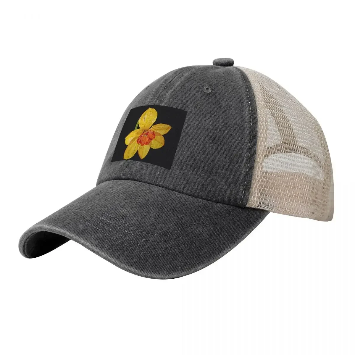 Daffodil Baseball Cap Beach Bag Dropshipping custom Hat Military Cap Man Mens Caps Women's