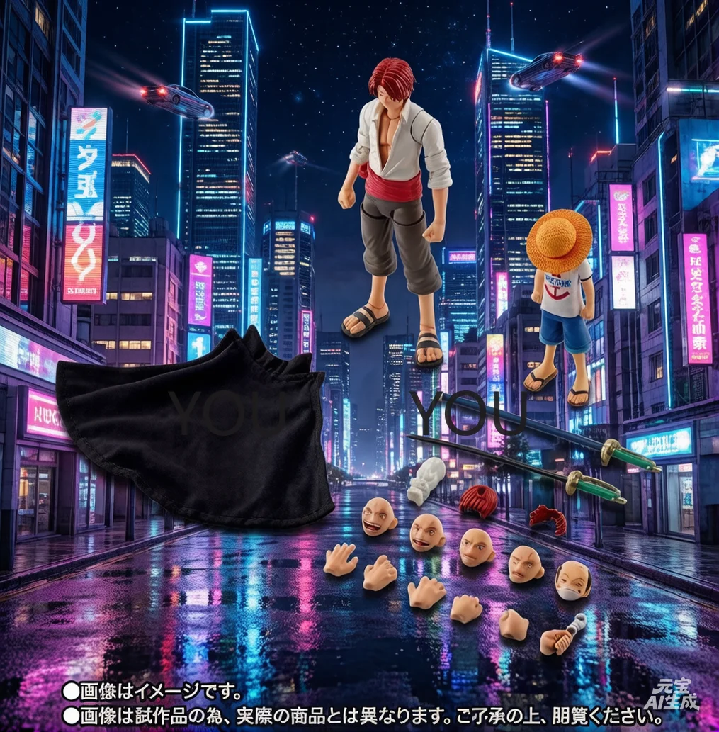 

Оригинальный набор для сборки моделей Bandai One Piece: фигурки аниме-персонажей SHF Monkey D. Луффи, Нами, Шанкс, Ророноа Зоро, Романс Дон, экшн-фигурка