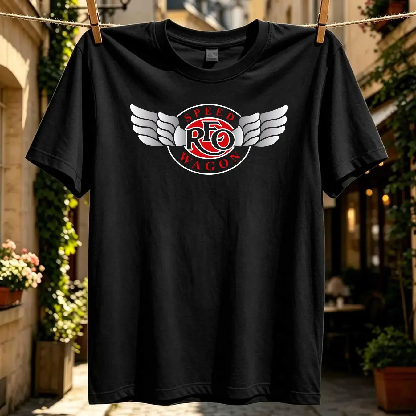 washed T Shirt Vintage REO Speedwagon Kevin Cronin Bryan Hitt Dave Amato Hi Infidelity vintage Washed Slightly Breathable