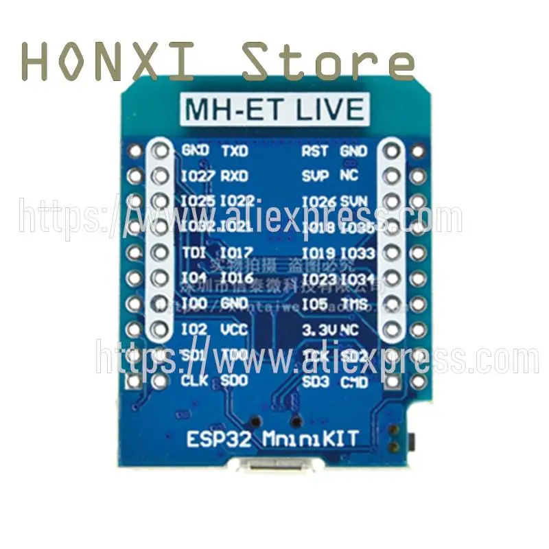 1PCS Mini ESP32 module iot development board + bluetooth wireless WiFi dual-core ESP-WROOM-32