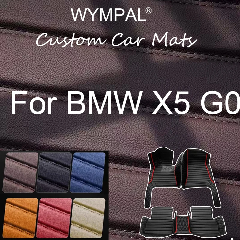 

Luxury Car Floor Mats For BMW X5 G05 2019~2022 Carpet Leather Mat Floor Luxury Durable Rug Auto Interior Parts Car Accessires