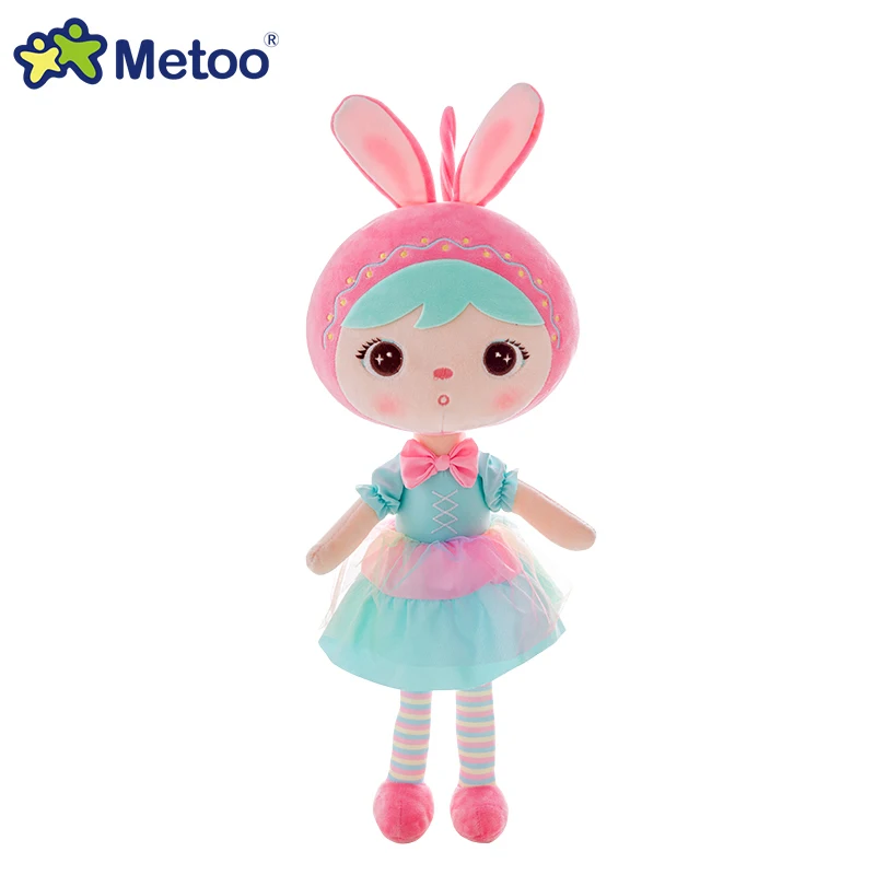 

45cm Lolita Style Adorable Cartoon Plush Doll Soft Skin-Friendly Stuffed Toy Birthday Gift Soothing Toy for Baby Girl Metoo Doll