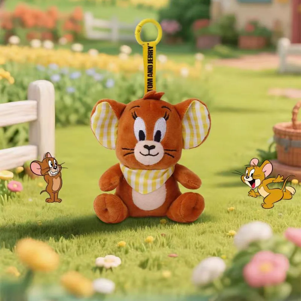 Oryginalny pluszowy breloczek Anime Tom i Jerry, kawaii kot Thomas, kreskówkowy brelok do plecaka dla uczennic, prezenty urodzinowe dla dziewczynek.