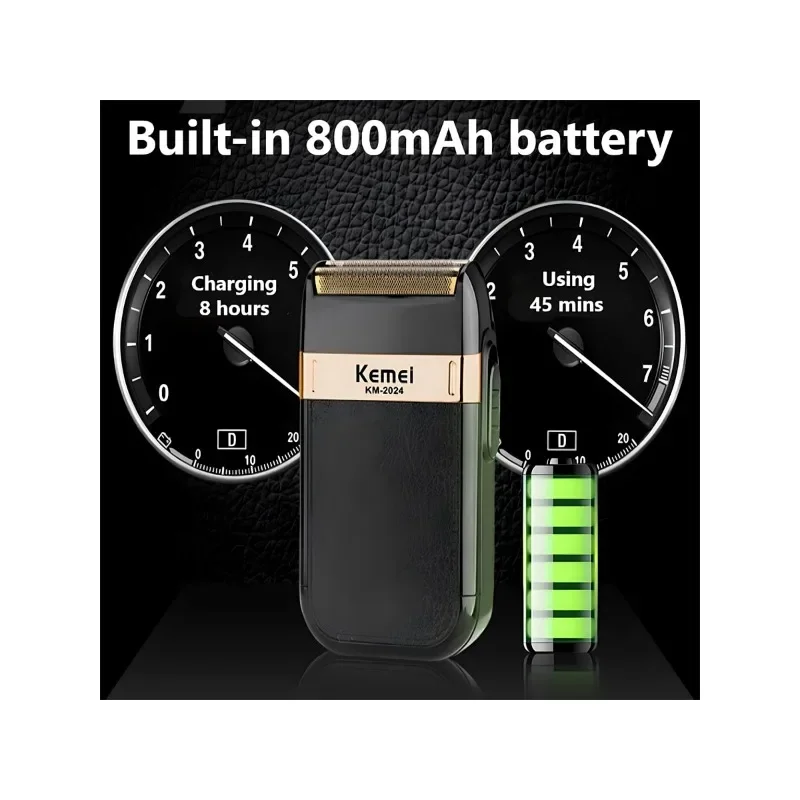 Km-2024 Черный Usb-интерфейс машинка для стрижки волос, Бритва для мужчин, электрические бритвы kemei