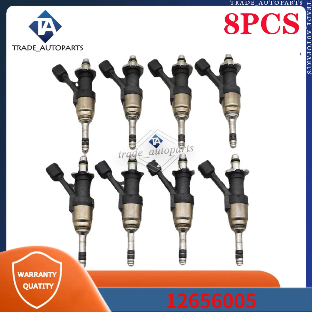 12656005 For 2015-2018 GMC Sierra 1500 Yukon Chevrolet Cheyenne Suburban Tahoe Silverado 1500 2500 Fuel Injector 8Pcs 12668390